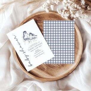 Vintage Country Charm Baby Shower Invitation