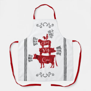 Vintage Country Farmhouse Apron