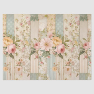 Vintage Country Floral Decoupage Tissue Paper