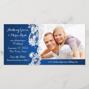 Vintage Country Floral Design Save the Date Photo