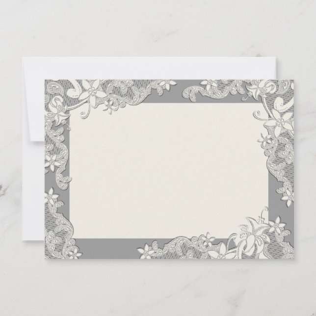 Vintage Country Floral Thank You Card (Front)