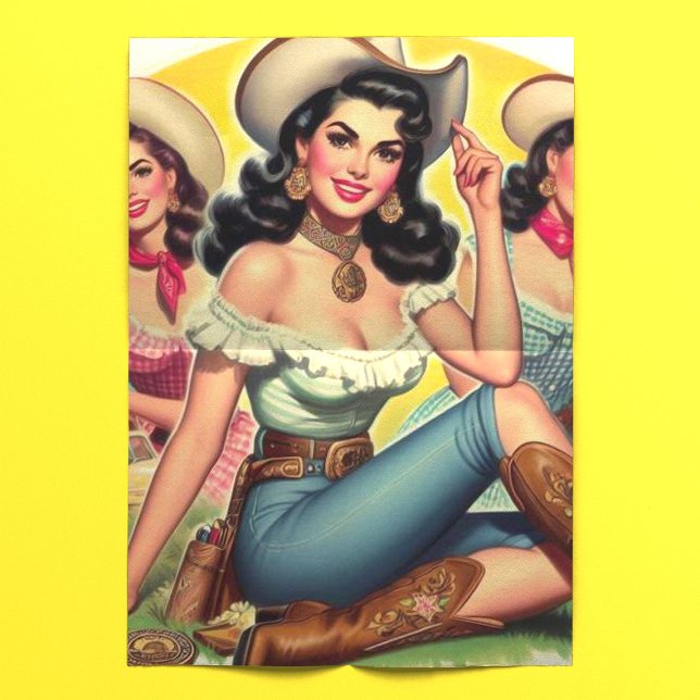 Vintage Country Girls Tissue Paper (Creator Uploaded)