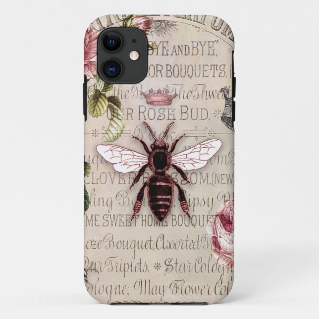 Vintage Country Queen Bee Case-Mate iPhone Case (Back)