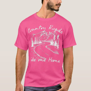 Vintage Country Roads Take Me Home  T-Shirt
