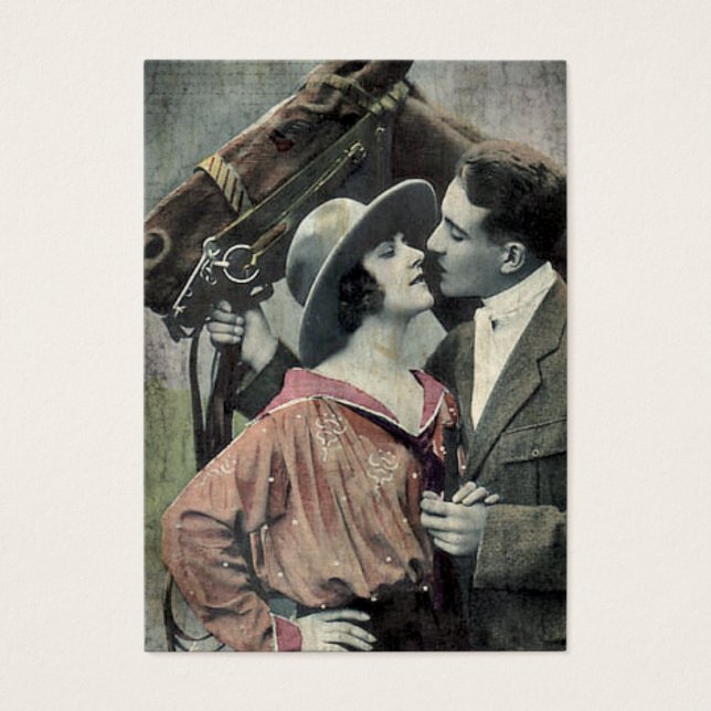 Vintage Couple and Horse (Front)