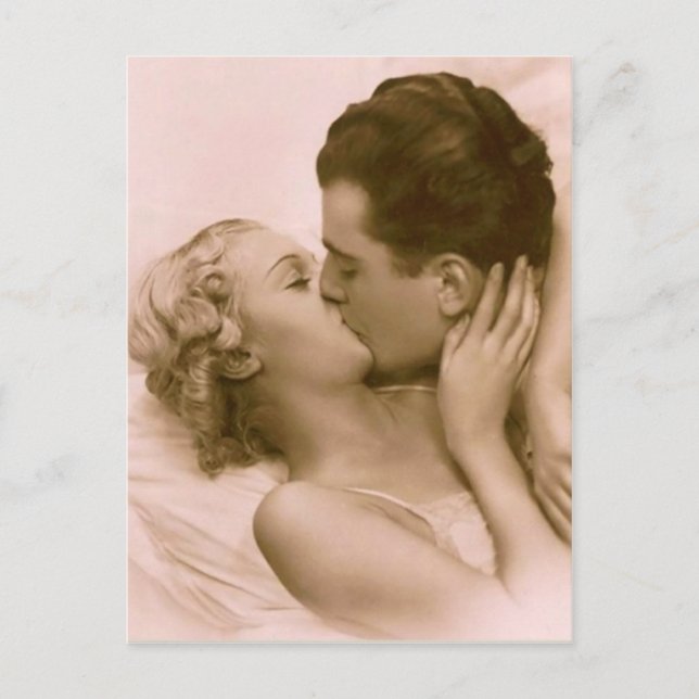 Vintage Couple French Postcard (Front)