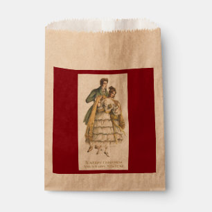 Vintage Couple Victorian Christmas Favour Bags
