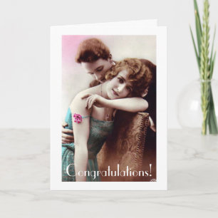 Vintage Couple Wedding or Anniversary Card