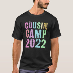 Vintage COUSIN CAMP 2022 Funny Grandma Grandpa Ree T-Shirt