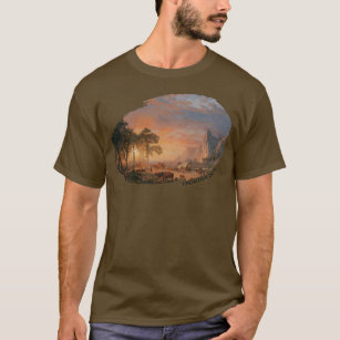 Vintage Coverage Wagons on Oregon Trail T-Shirt