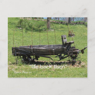 Vintage Covered Wagon- customise Postcard