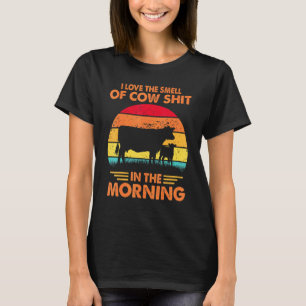 Vintage Cow Cow Farmer Men Women Cattle T-Shirt