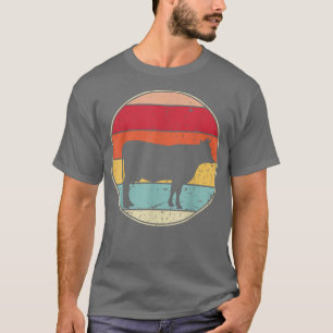 Vintage Cow Lover Retro Cow Animal Lover Farmer Pa T-Shirt