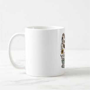 Vintage Cow Yunkie Sunflower Farmhouse Design_1 Coffee Mug