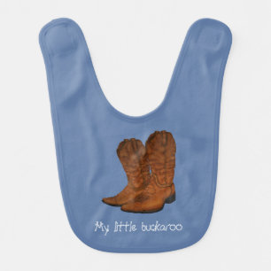 Vintage cowboy boots bib
