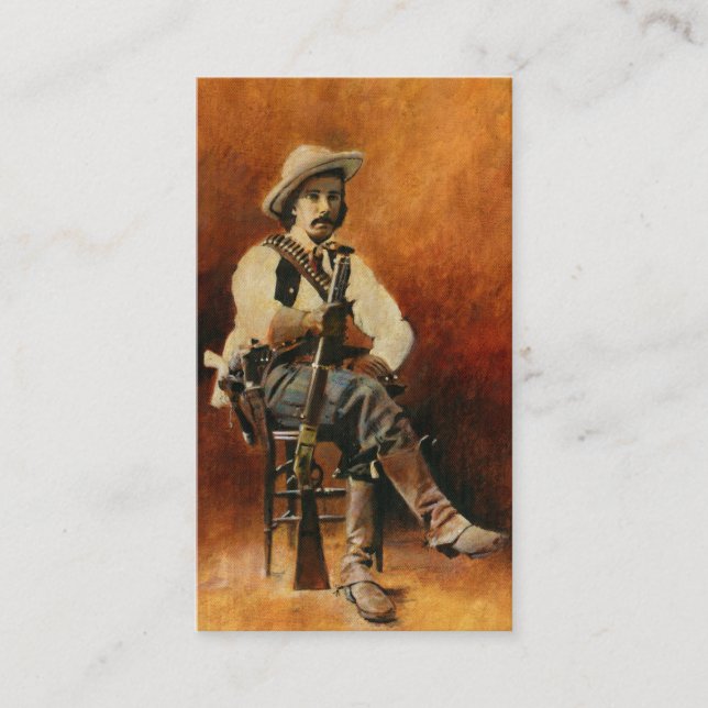 Vintage Cowboy Business card (Front)