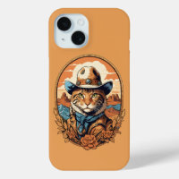 Vintage Cowboy Cat Design