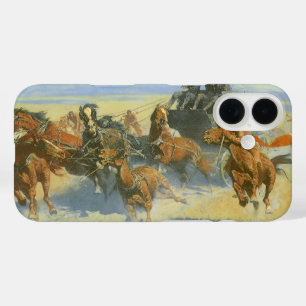 Vintage Cowboy, Downing the Nigh Leader, Remington iPhone 16 Case