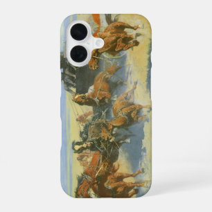 Vintage Cowboy, Downing the Nigh Leader, Remington iPhone 16 Case