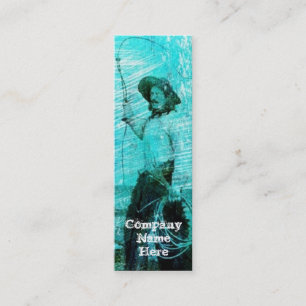 Vintage Cowboy Grunge Bookmark Business Cards