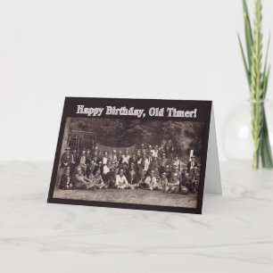 Vintage Cowboy Happy Birthday Card