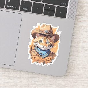 Vintage Cowboy Kitten Design