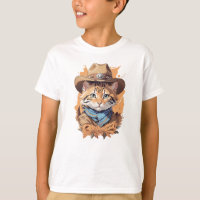 Vintage Cowboy Kitten Design