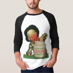 Vintage Cowboy Toy Gun Hand in the Cookie Jar T-Shirt