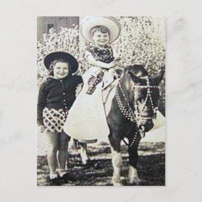 Vintage Cowboys 25 Postcard (Front)