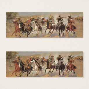 Vintage Cowboys, A Dash For Timber by Remington