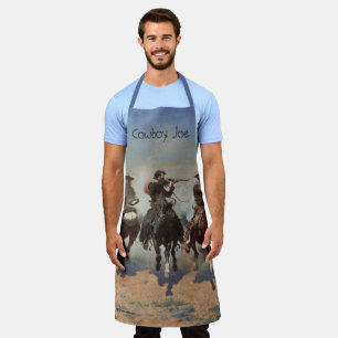 Vintage Cowboys, A Dash For Timber by Remington Apron