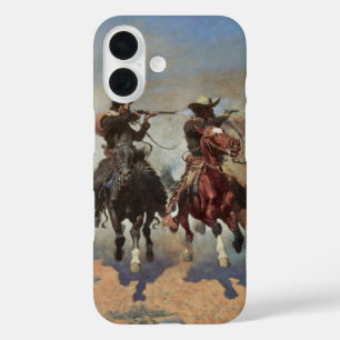 Vintage Cowboys, A Dash For Timber by Remington iPhone 16 Case