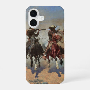 Vintage Cowboys, A Dash For Timber by Remington iPhone 16 Case