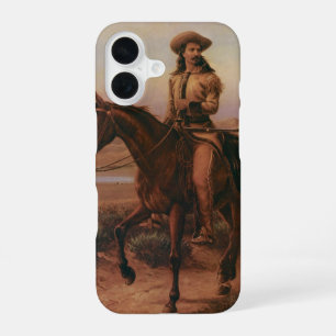 Vintage Cowboys, Buffalo Bill on Charlie by Cary iPhone 16 Case