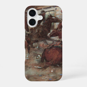 Vintage Cowboys, In Without Knocking by CM Russell iPhone 16 Case