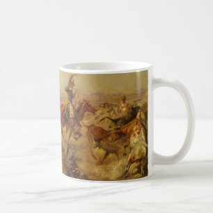 Vintage Cowboys, Jerked Down by CM Russell Coffee Mug