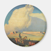 Vintage Cowboys, Open Range by Maynard Dixon