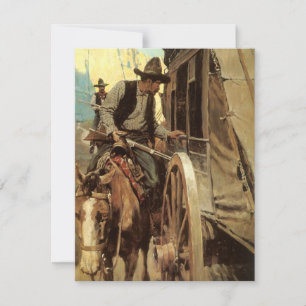 Vintage Cowboys, The Admirable Outlaw by NC Wyeth