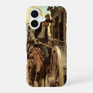 Vintage Cowboys, The Admirable Outlaw by NC Wyeth iPhone 16 Case