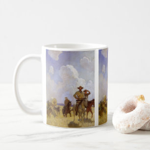 Vintage Cowboys, The Parkman Outfit by NC Wyeth Coffee Mug
