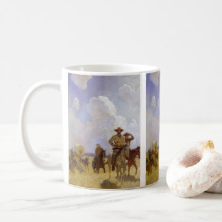 Vintage Cowboys, The Parkman Outfit by NC Wyeth Coffee Mug