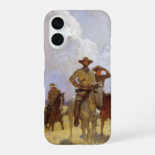 Vintage Cowboys, The Parkman Outfit by NC Wyeth iPhone 16 Case