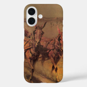 Vintage Cowboys, The Stage Coach by John Borein iPhone 16 Case