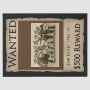 Vintage Cowgirl Tissue Paper