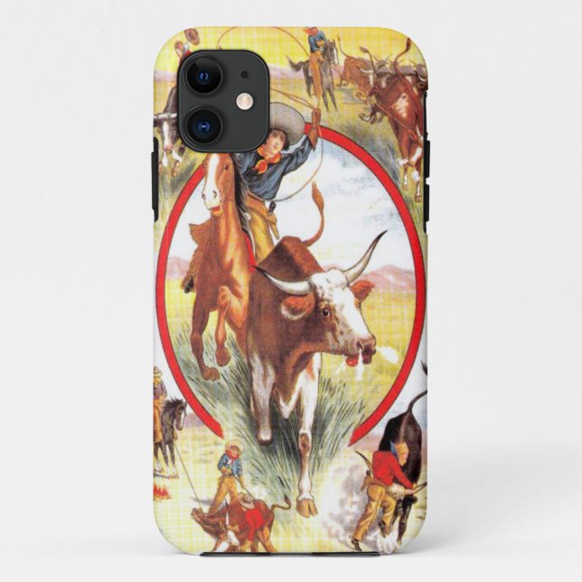 "Vintage Cowgirl" Western IPhone 5 Case (Back)