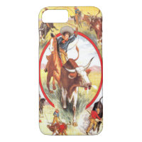 "Vintage Cowgirl" Western iPhone 7 case
