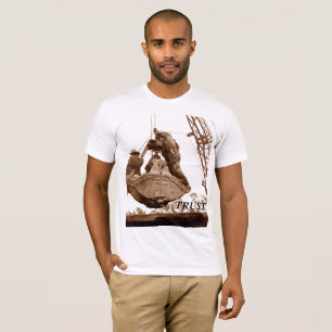 Vintage Crane Operator Men in Bucket Trust T-Shirt
