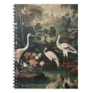 vintage cranes and palaces in the tropics notebook