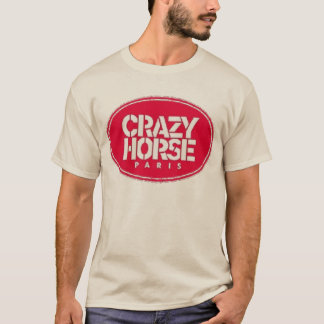 Vintage Crazy Horse Paris Cabaret Badge Clipart T-Shirt