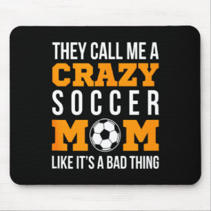 Vintage Crazy Soccer Mom Football Soccer Player T Mouse Mat